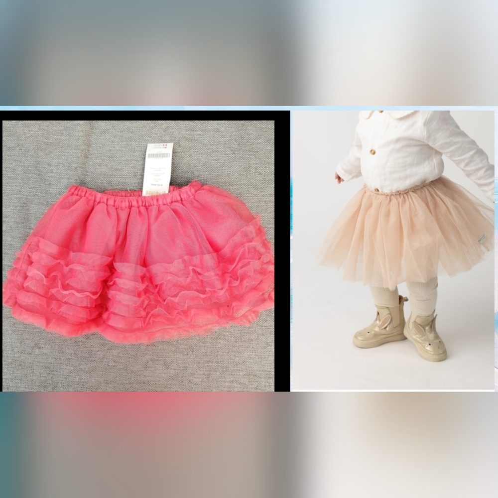 Gymboree Tulle tutu skirt Coral Baby Infant 6-12 Monts NwT